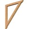 Ekena Millwork Traditional Traditional Smooth Bracket, Western Red Cedar, 3 1/2"W x 44"D x 48"H BKT04X44X48TRA01SWR - alternate 1